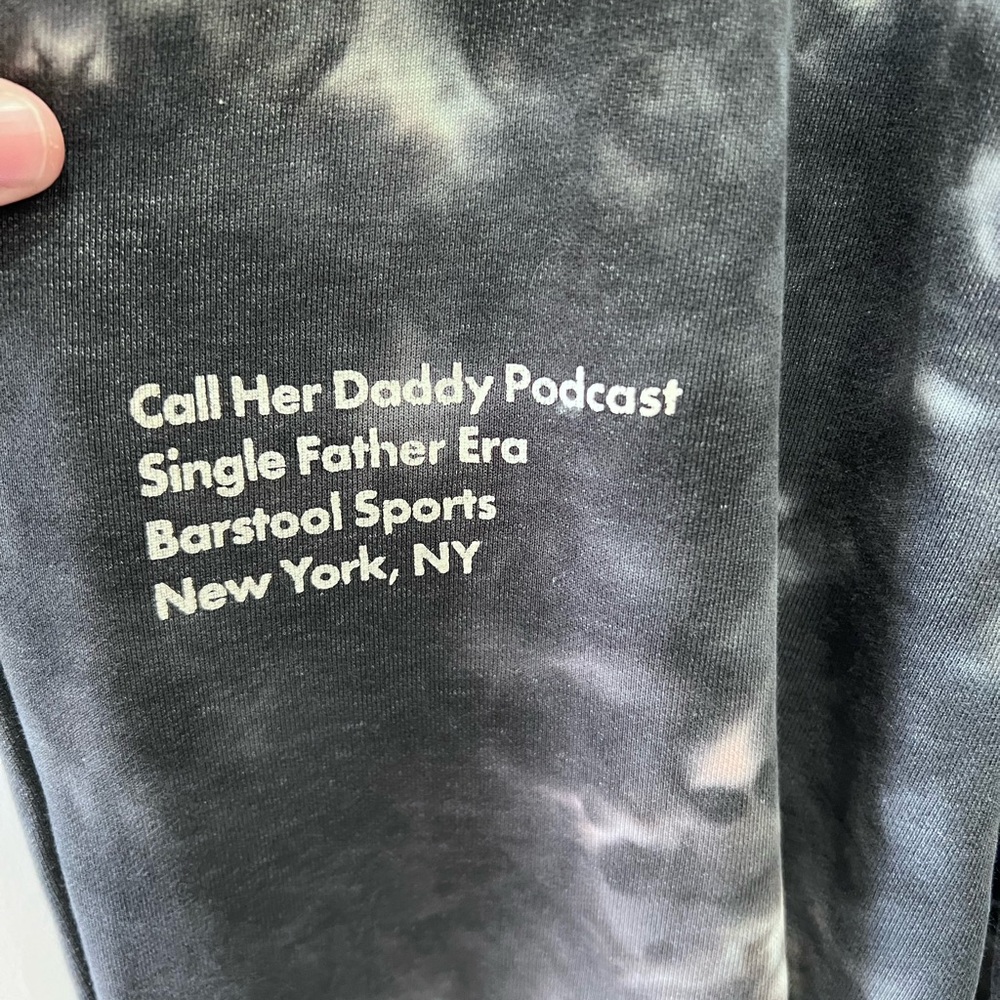 Gray Tie-Dye Call Her Daddy Sweatpants